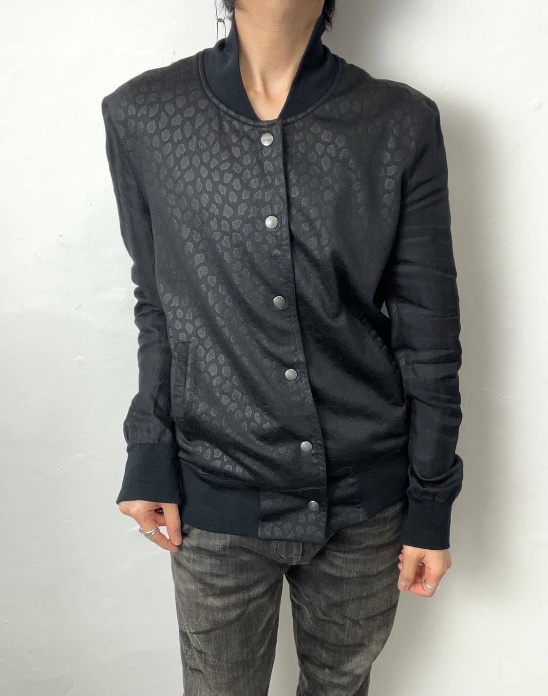 “Under the Juicy Moon” Pattern Bomber Ja 상품이미지2