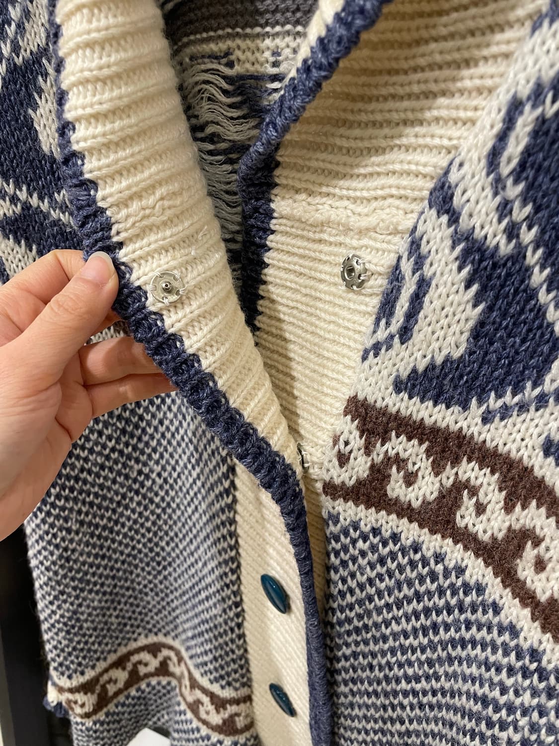 노르딕 숄카라 가디건 상품이미지7