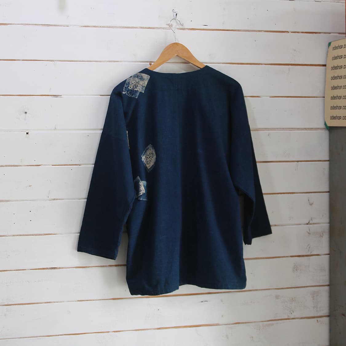 (착용컷) Indigo 진베이 상의 (남성용 100) 상품이미지2