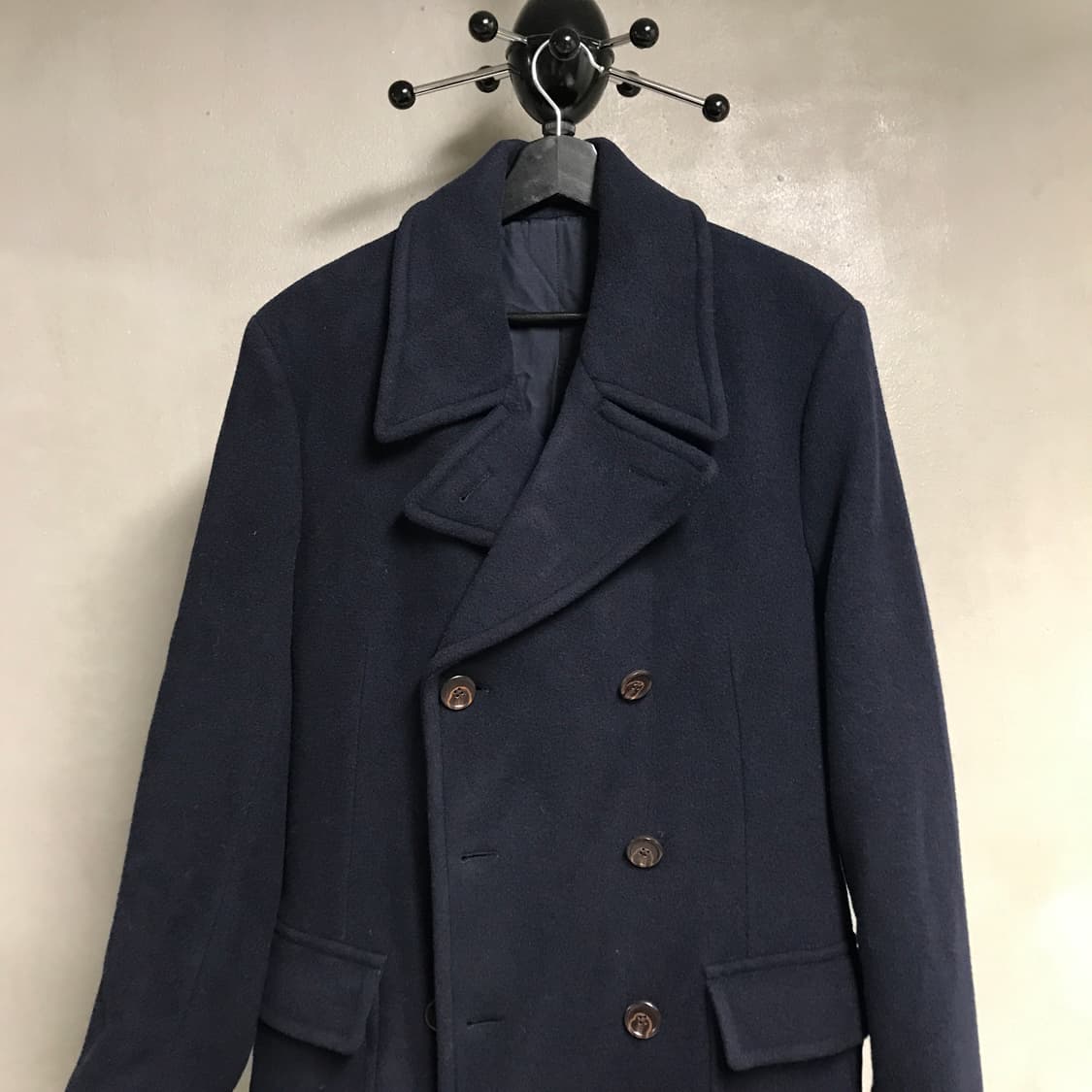 폴로 랄프로렌 롱 코트 네이비 38R 상품이미지2