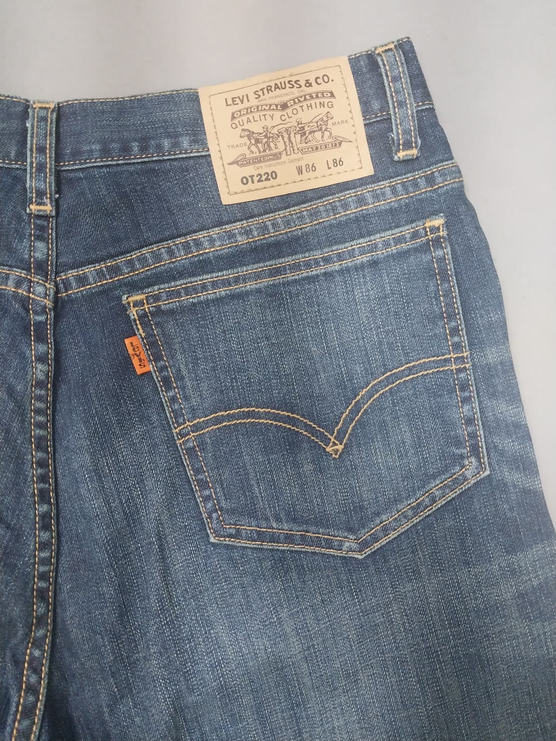 [34] 리바이스 00s 오렌지탭 OT 220 루즈 스트레이트진 청바지 상품이미지9