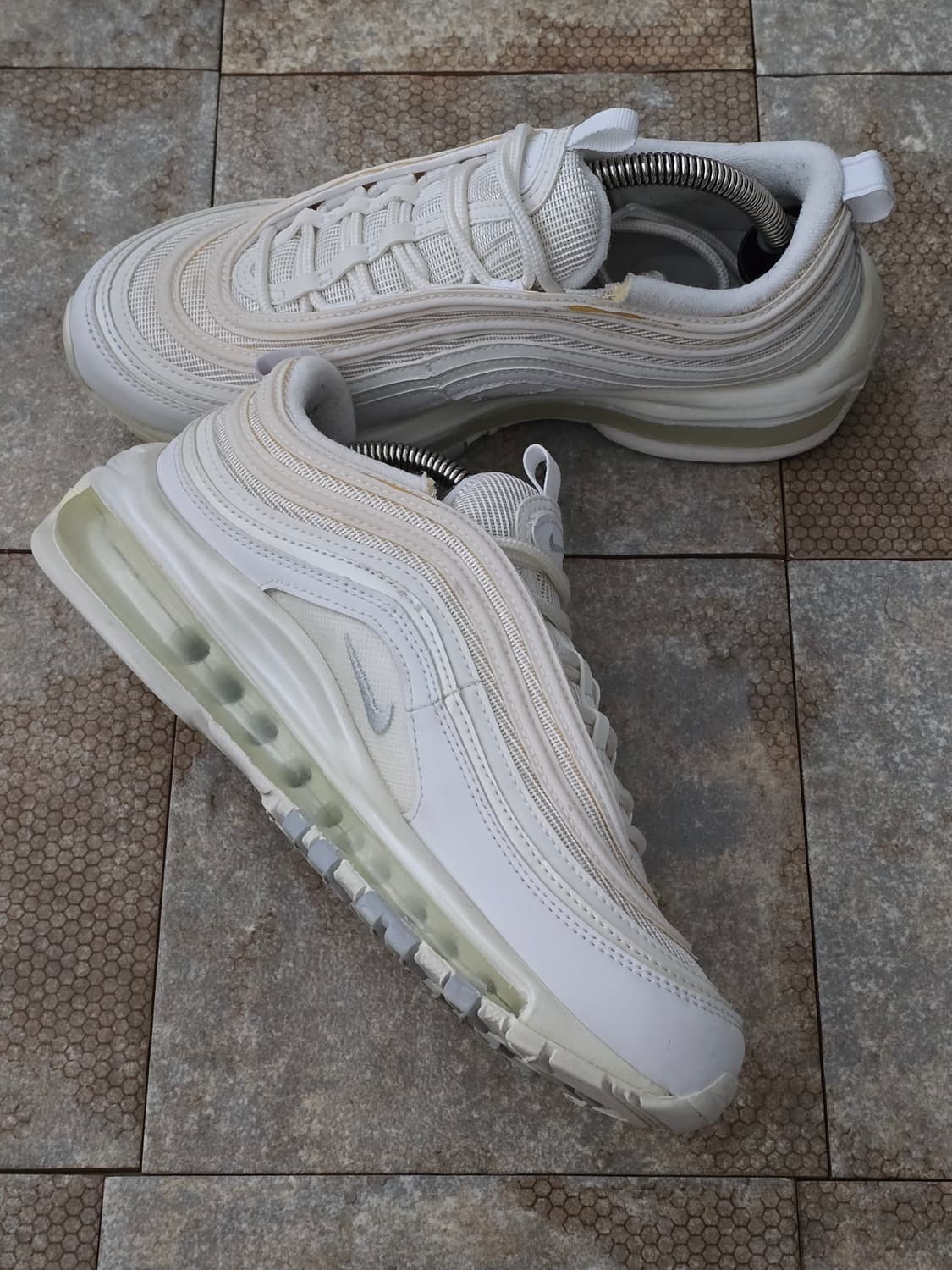 (245)나이키 에어맥스 97 트리플 화이트 상품이미지5