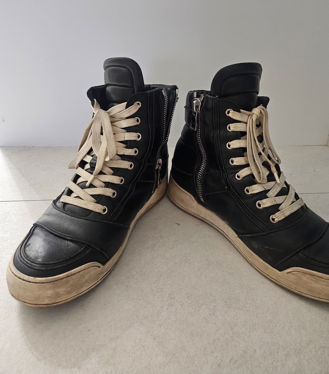 발망 balmain 레더 하이탑 상품이미지1