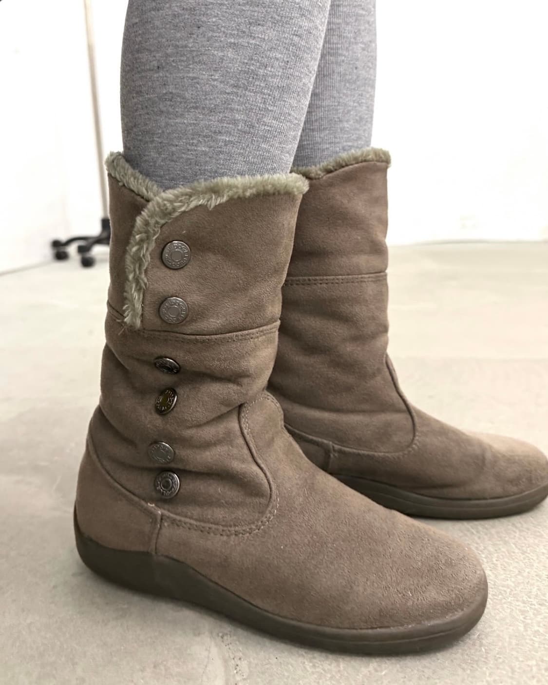 vintage suede boots 상품이미지5