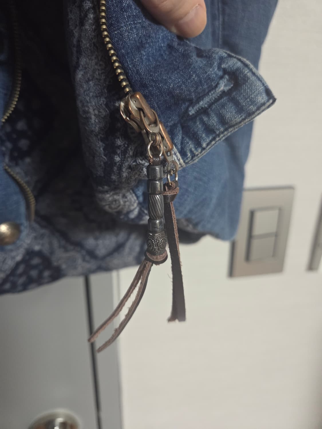 레미릴리프 데님 다운 베스트  상품이미지8