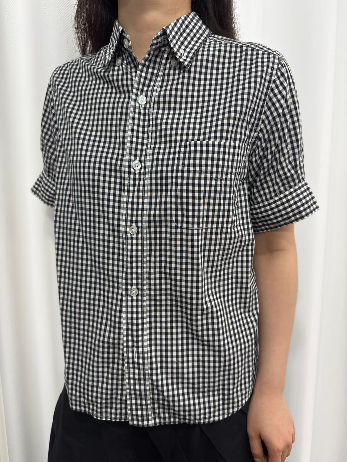 beams boy check shirt 상품이미지2