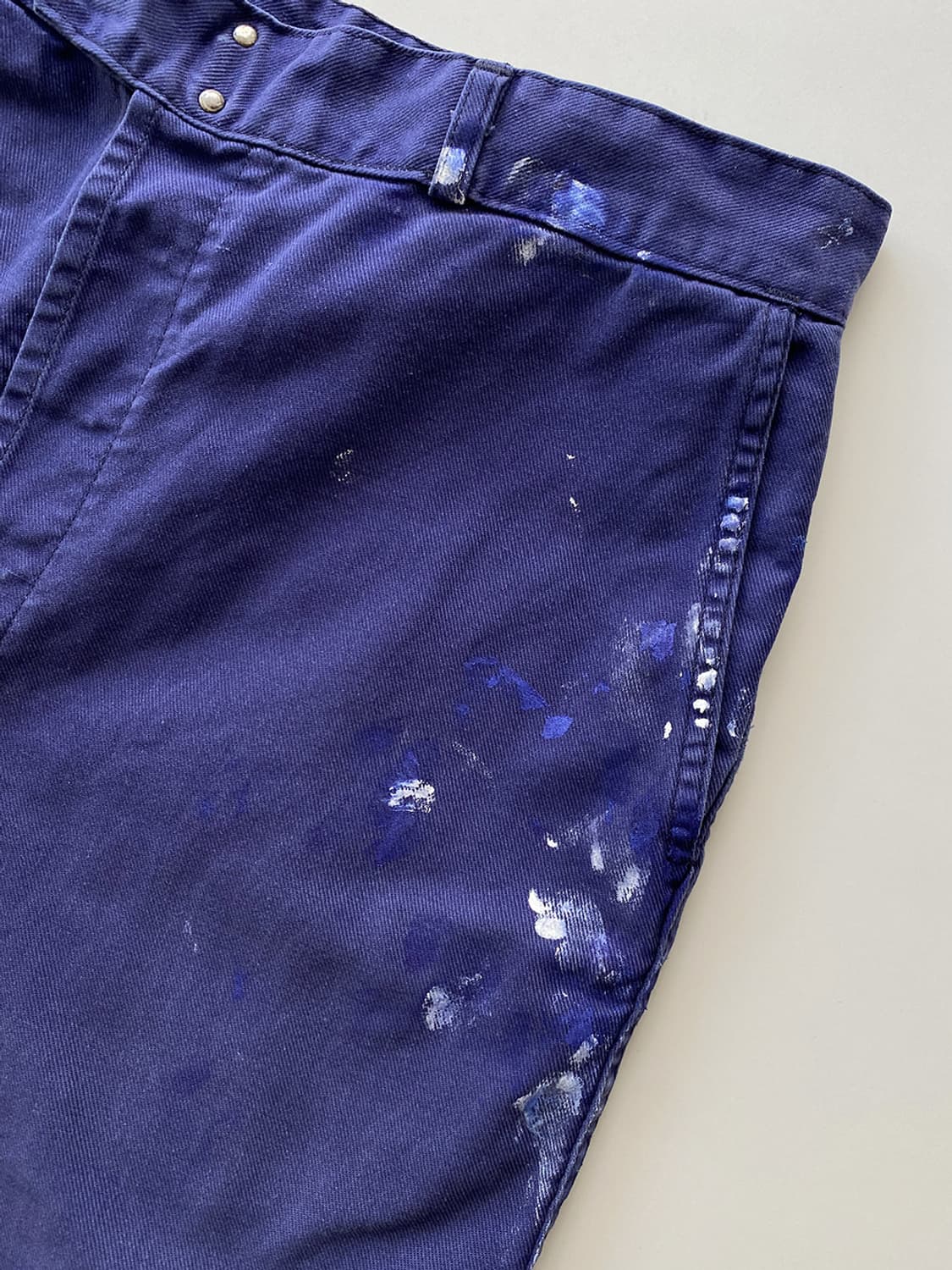 빈티지 오리지널 페인팅 프렌치 워크팬츠 005 상품이미지3