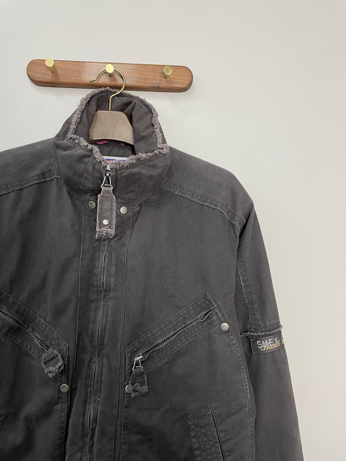 SMEX 빈티지 Y2K 디테일 코튼 집업 자켓 H2107 상품이미지3