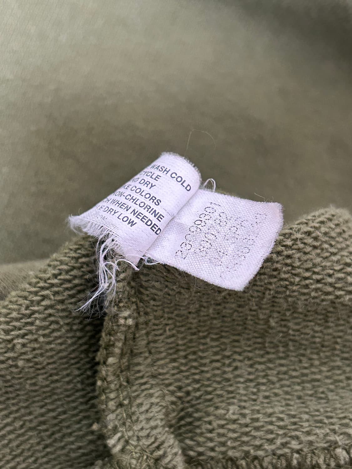 GAP 올리브 그린 밀리터리 하프 집업 스웻셔츠 상품이미지6