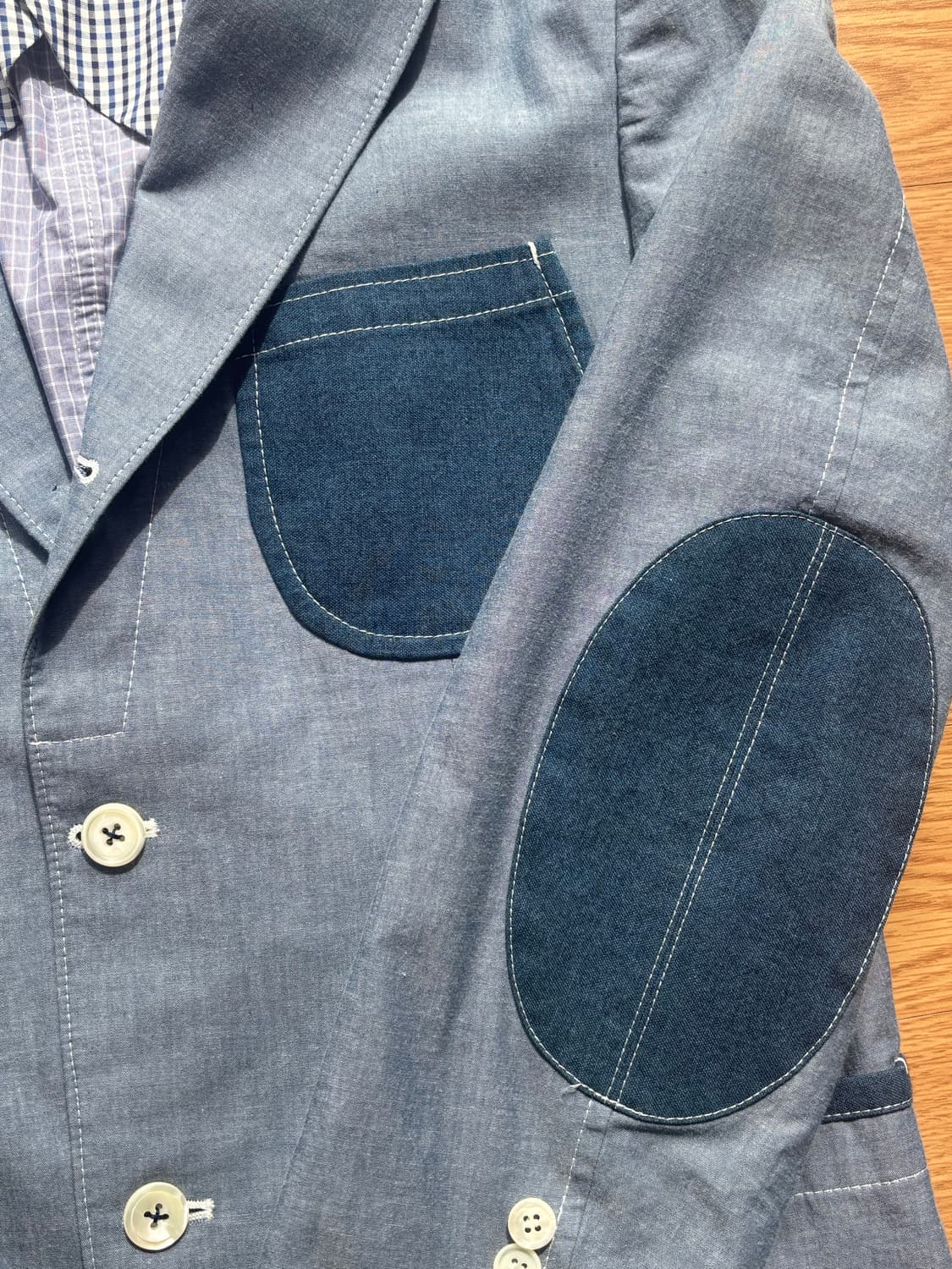 준야 와타나베 꼼데가르송 면 자켓 L 상품이미지10