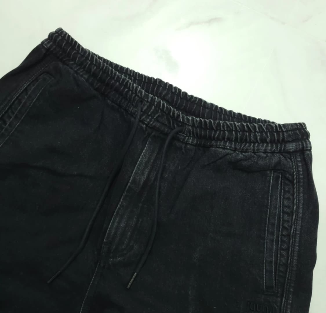 준지 블랙 조거 팬츠 남성 34 상품이미지3