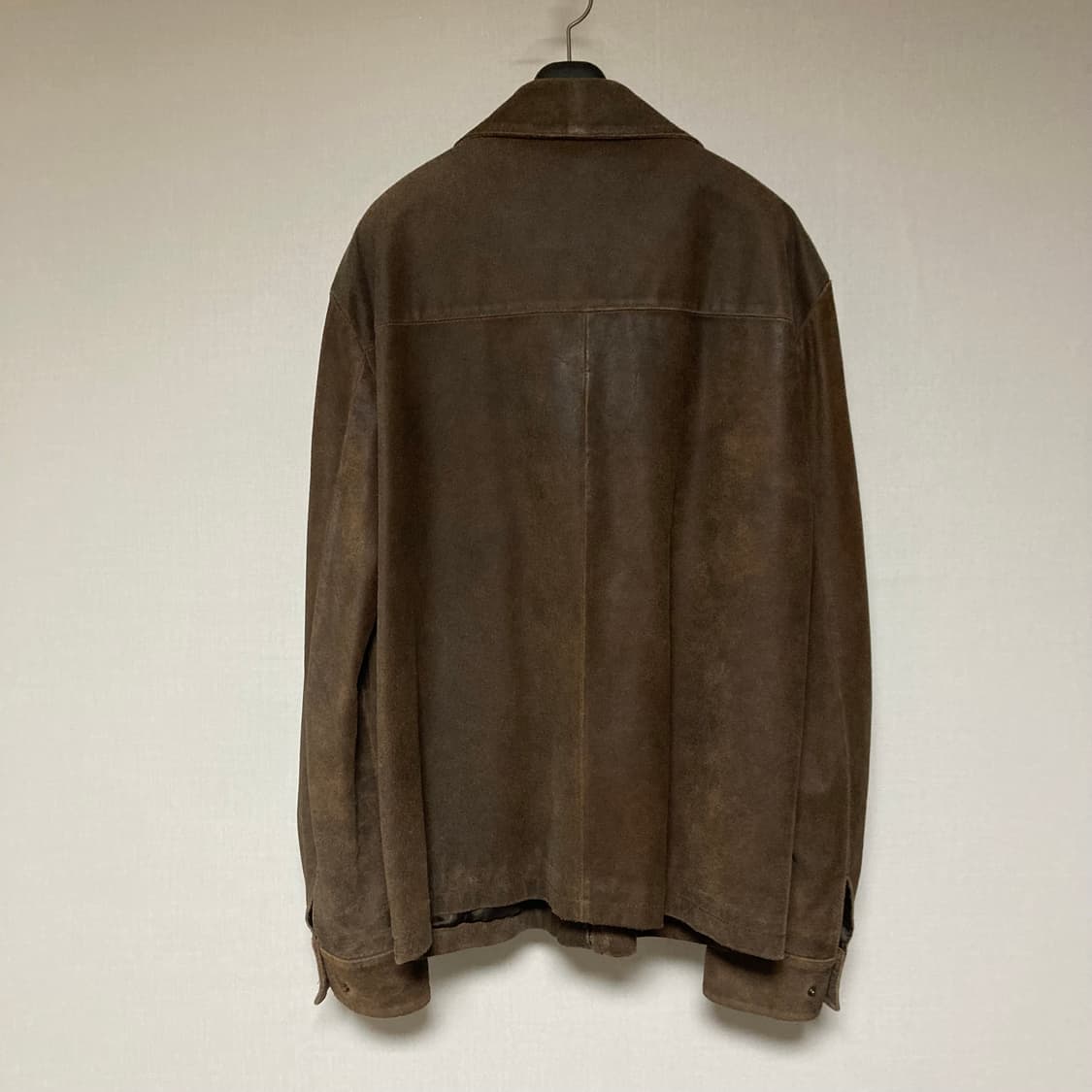 소가죽 싱글레더자켓 (L) 상품이미지2