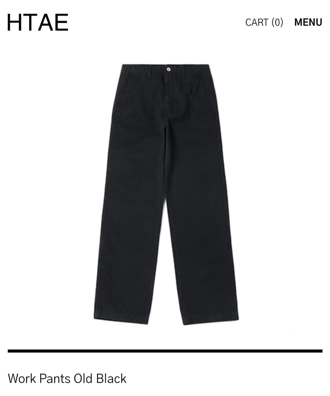 32 htae workpants old black 상품이미지1