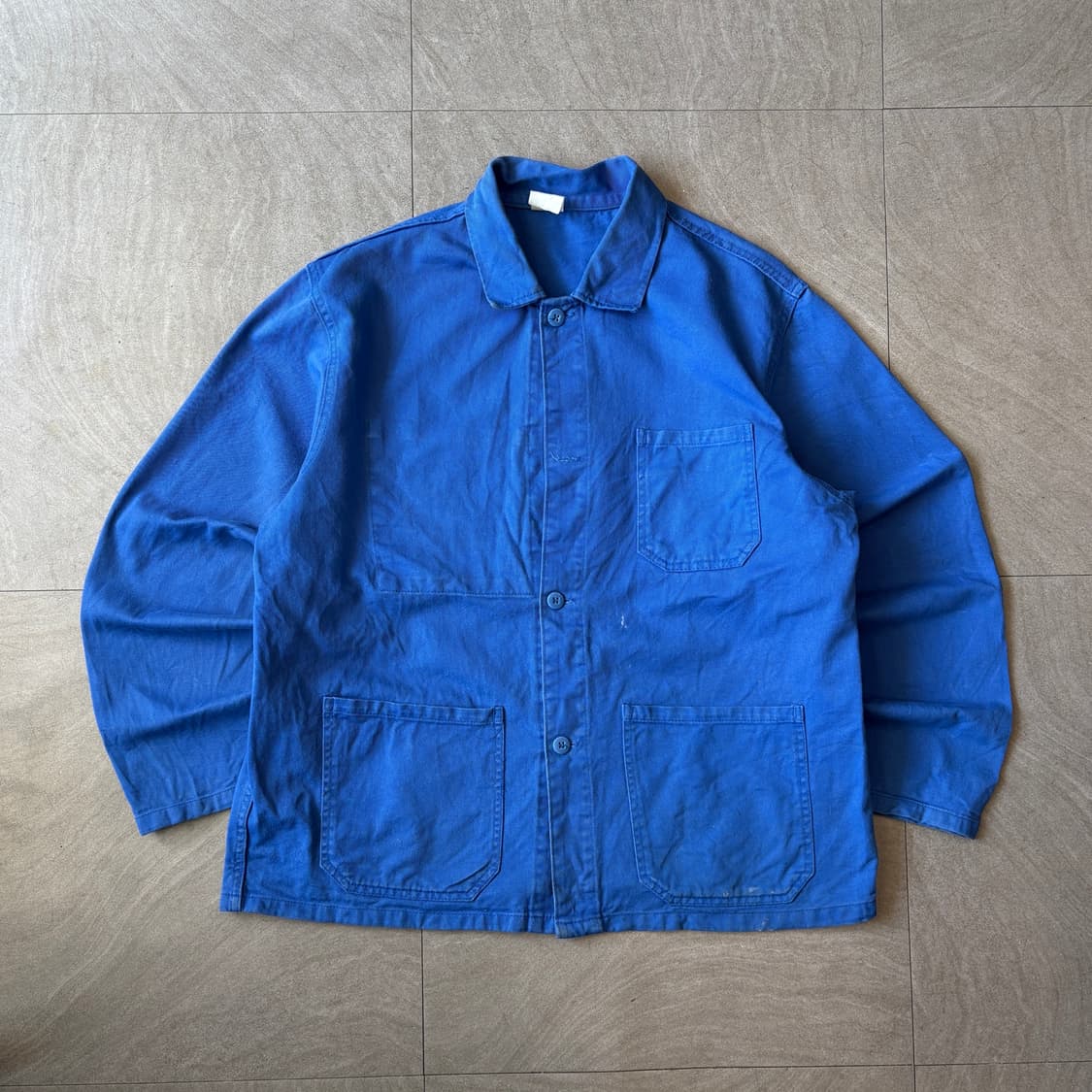 90년대 빈티지 프랑스 생산 프렌치 워크 트윌코튼 자켓 상품이미지1