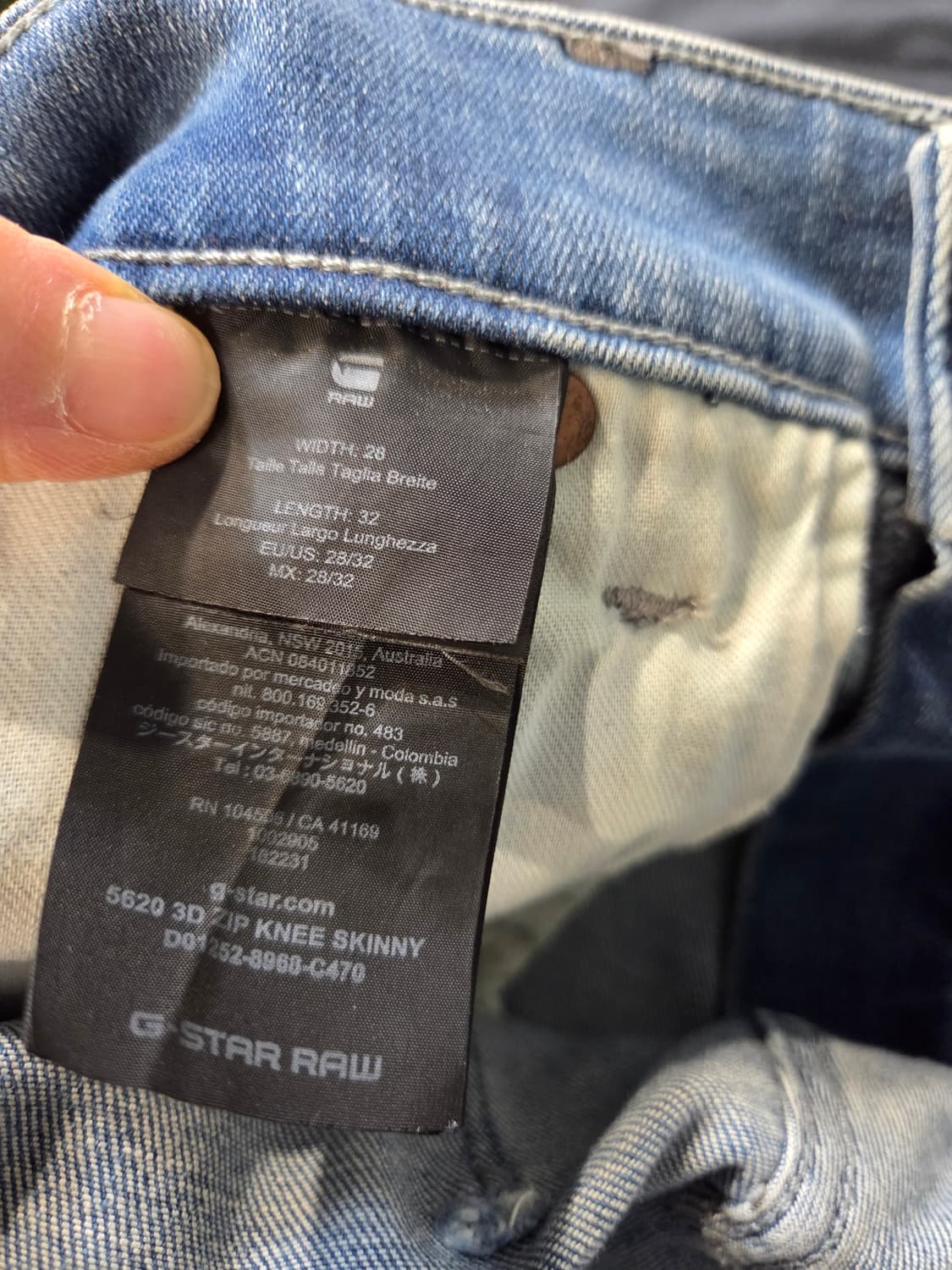 (특별할인)G-STAR RAW 디스트로이드 데님(W28/L32) 상품이미지9