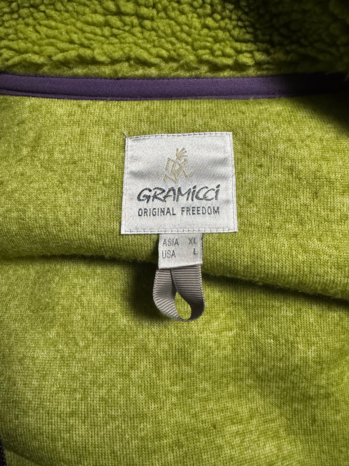 Gramicci 플리스 자켓 XL 그린 상품이미지7