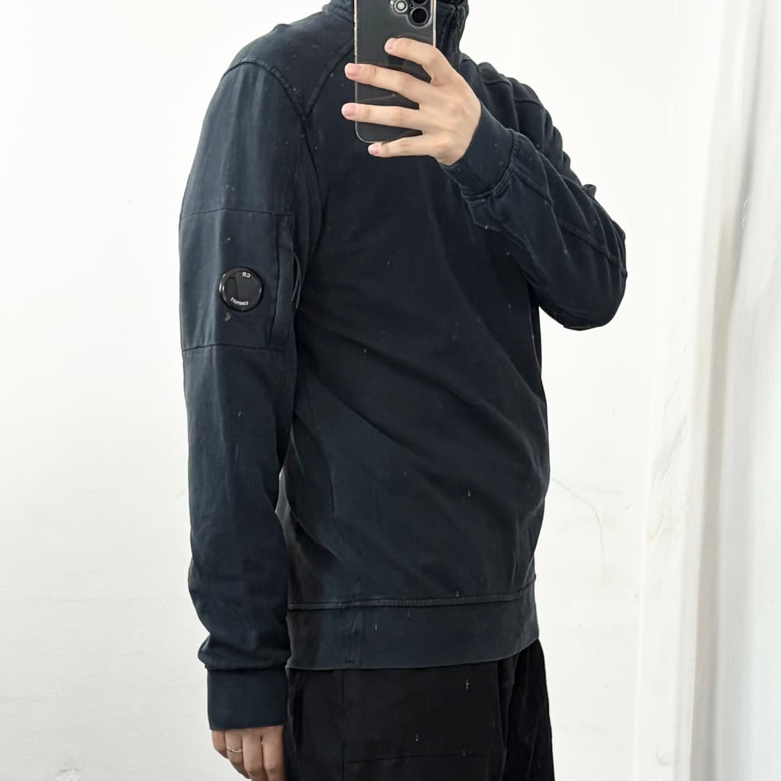 CP 컴퍼니 렌즈 반집업 스웻 셔츠 상품이미지2