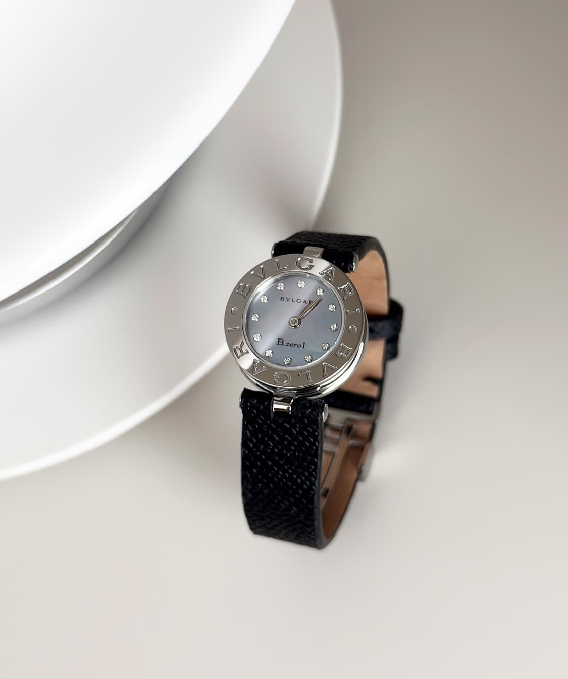 불가리 비제로원 12p 다이아 블루쉘 시계 상품이미지1
