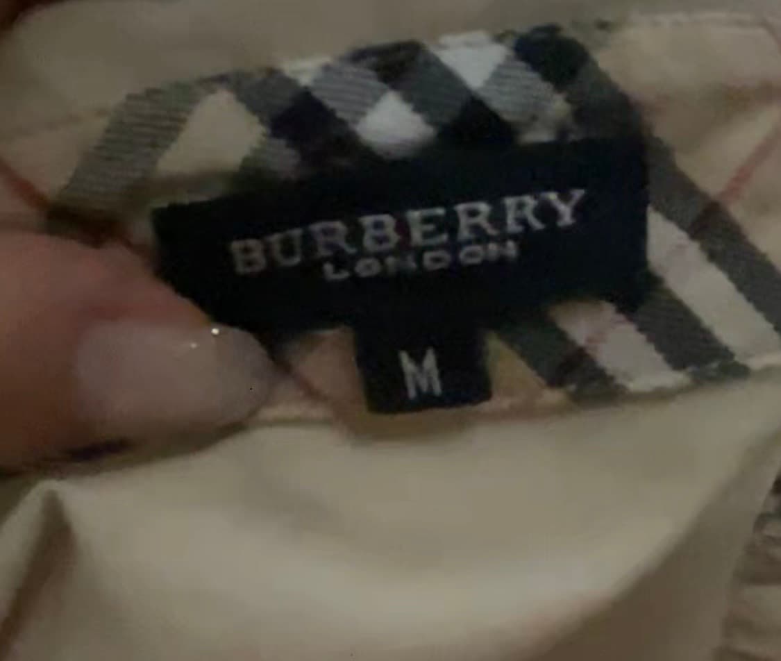 버버리 셔츠 빈티지 상품이미지4