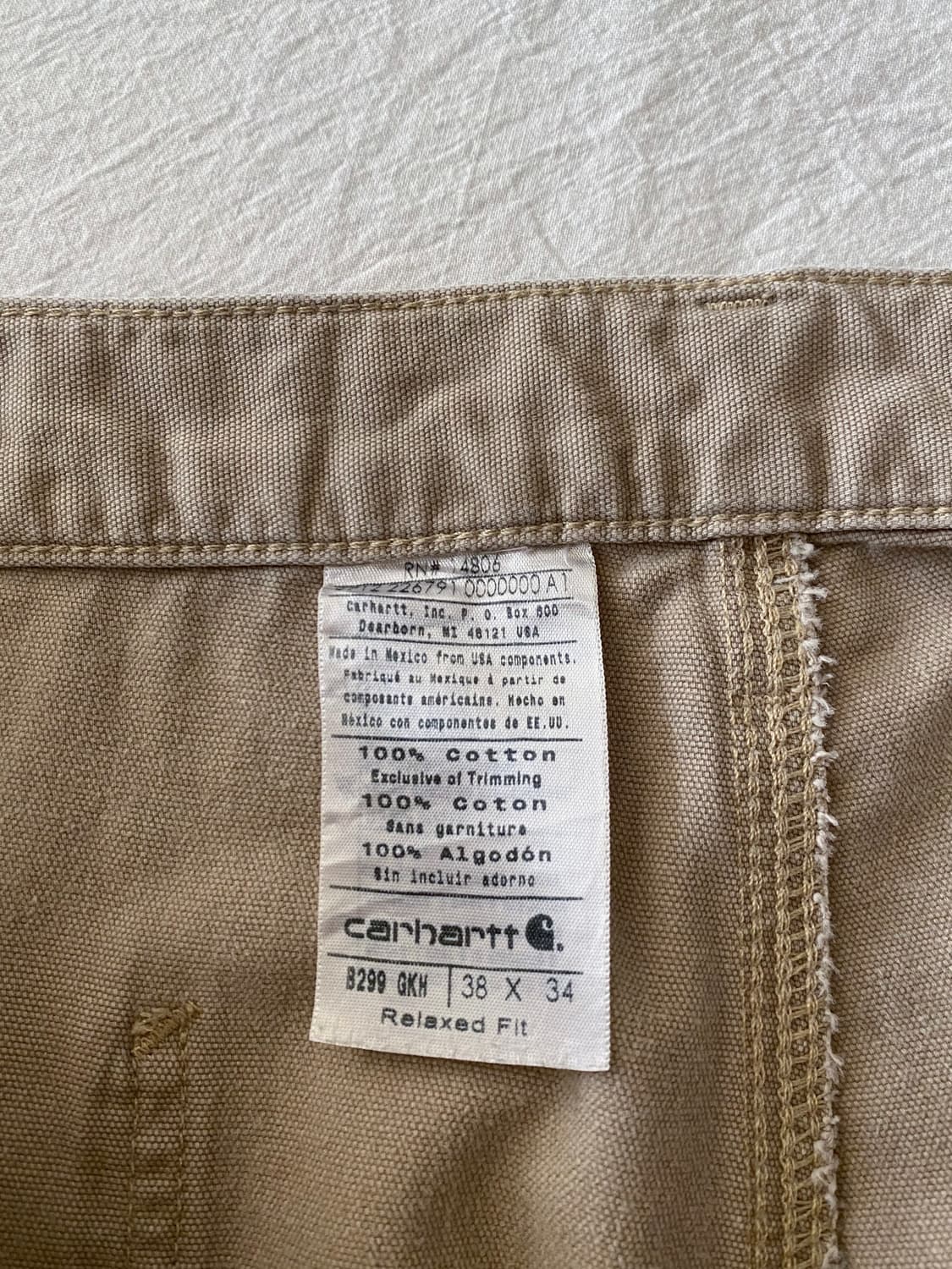 칼하트 페인팅 워크 팬츠 상품이미지10