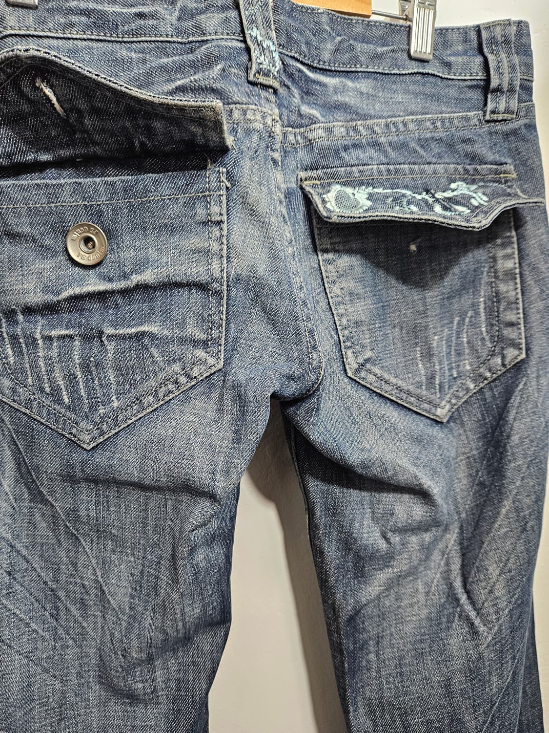 피쉬본 데님팬츠 28 상품이미지8