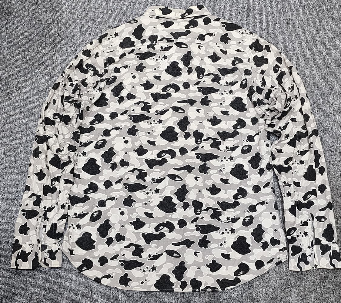 베이프 비지웍스 카모플라쥬 패턴 버튼 셔츠 L 상품이미지2
