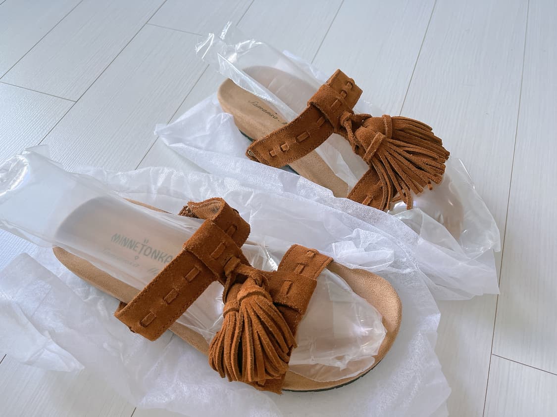 Samansamos2미네통카 슬리퍼 상품이미지3