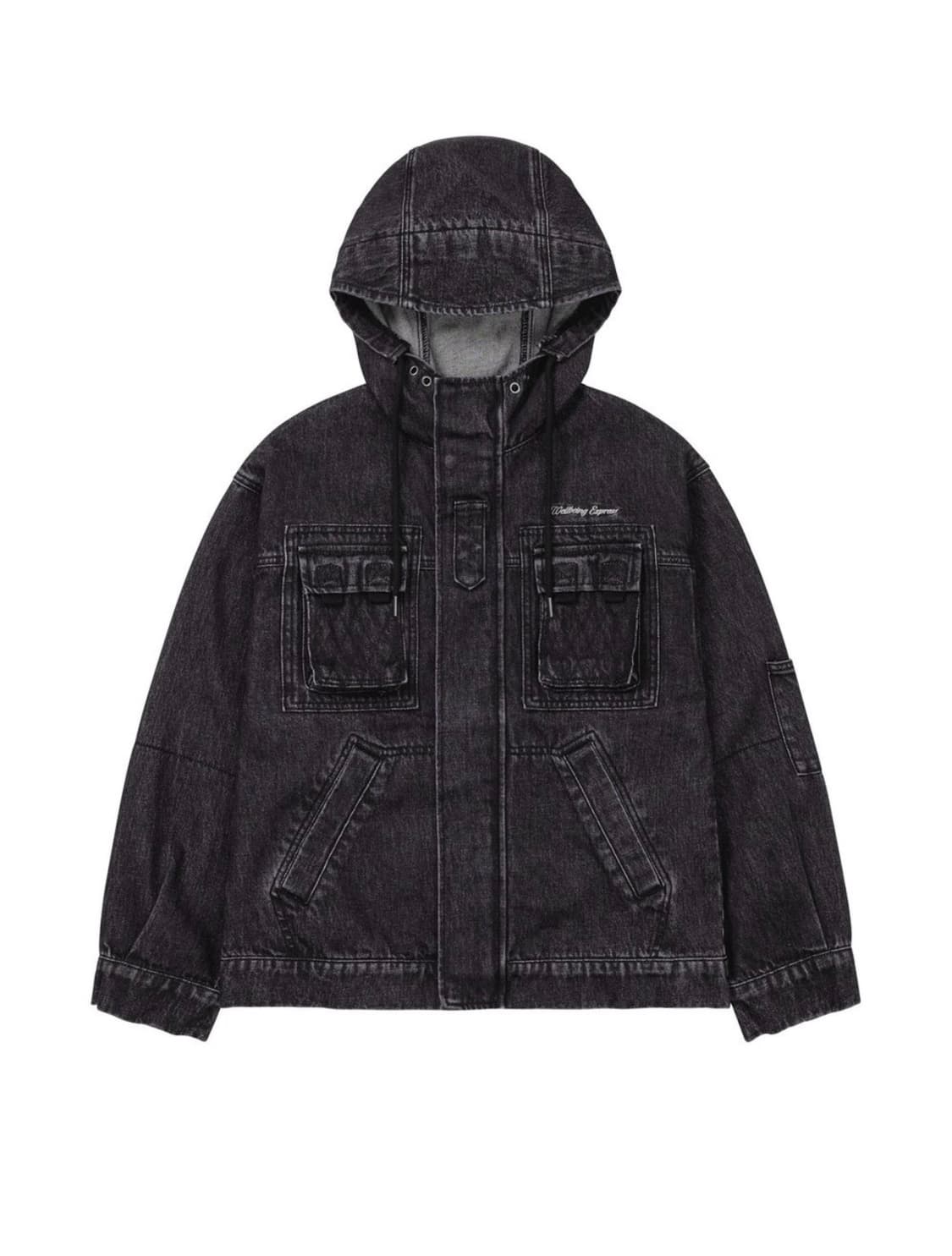 Wellbeing express hood denim jacket 상품이미지1