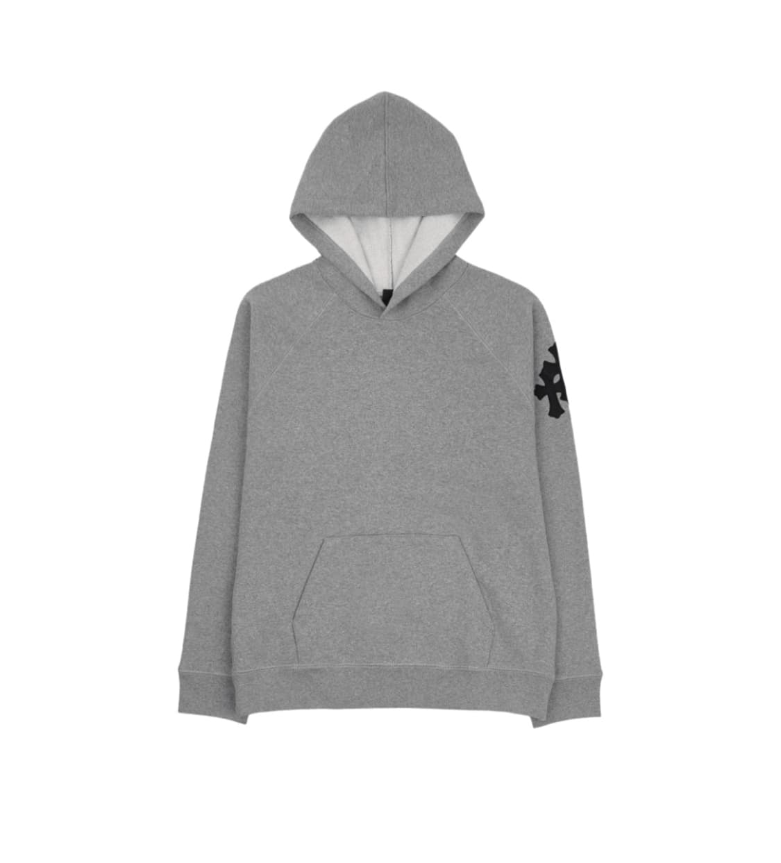 [L] 크롬하츠 레더패치 페이퍼잼 후드 그레이 상품이미지1