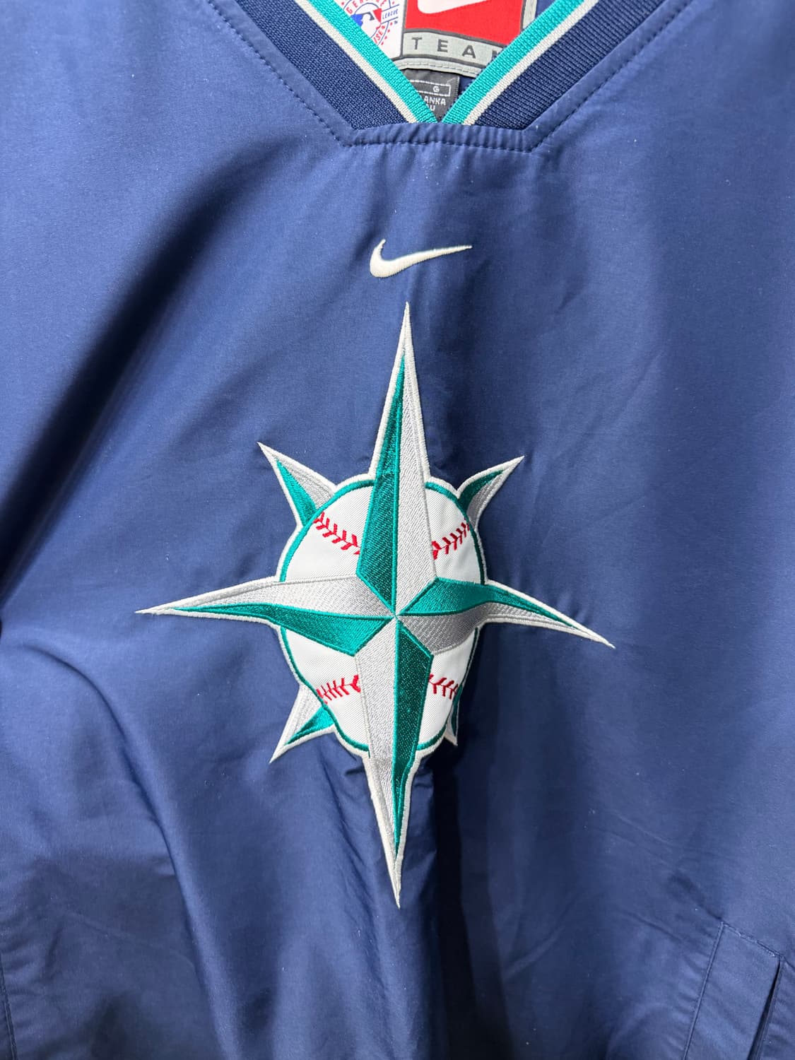 정품) 나이키 MLB 시애틀 매리너스 바람막이 맨투맨 L 상품이미지3
