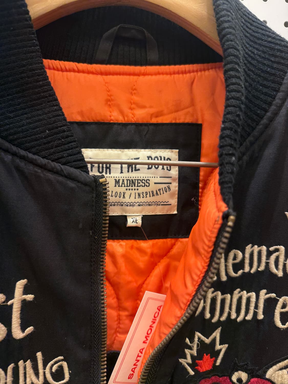 빈티지 드래곤 자수 MA-1 자켓 U465 상품이미지5