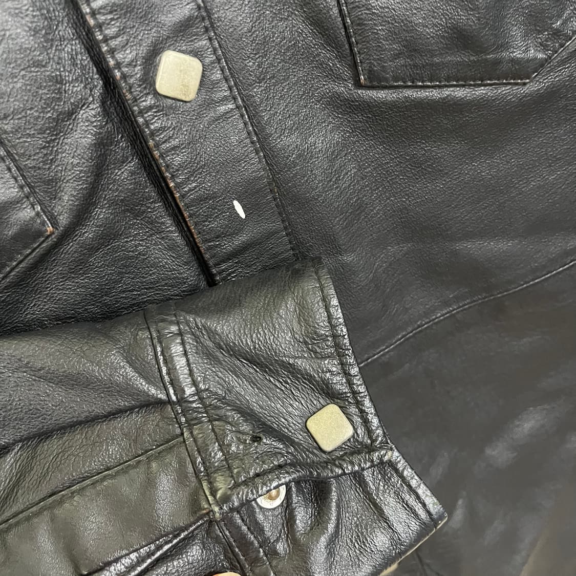 [LAZZI] 빈티지 레더 웨스턴 셔츠 상품이미지6