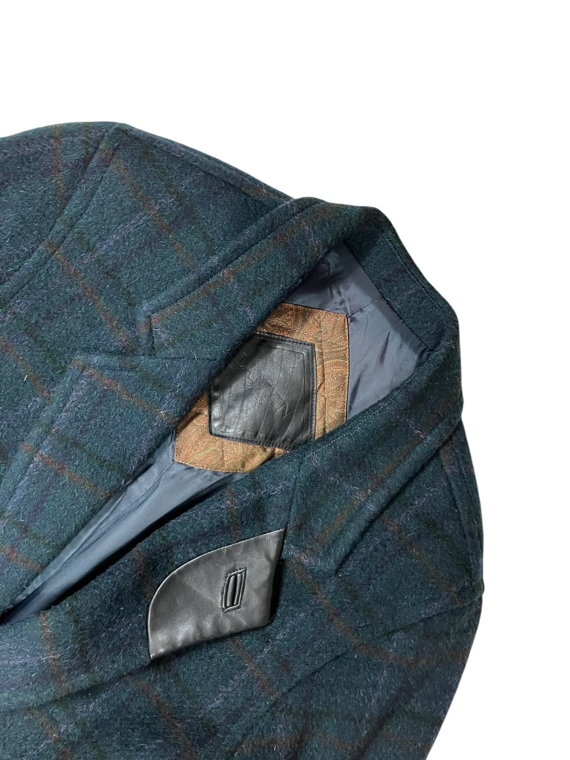 LANVIN 체크 패턴 울 자켓 EL 상품이미지3