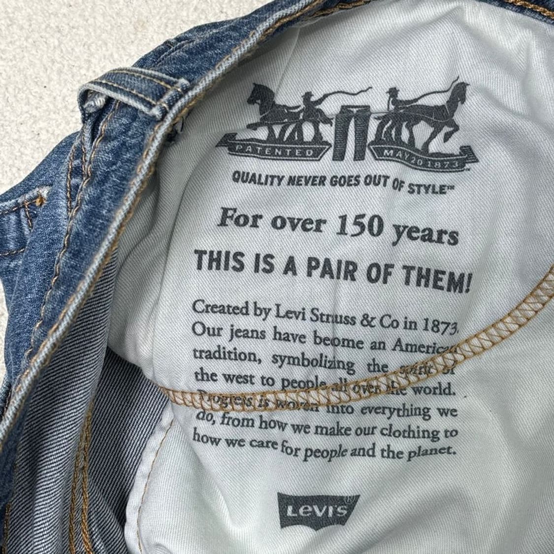 LEVI STRAUSS & CO 550 데님팬츠 34 | 32 상품이미지4