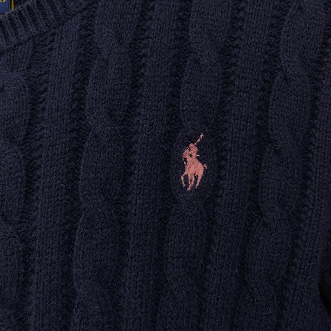 폴로 랄프로렌 QR신형 케이블 프릴 가디건 상품이미지5