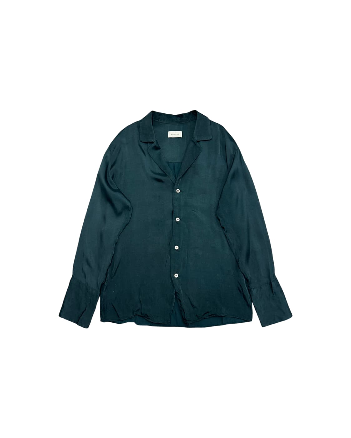 BED j.w. FORD 17AW 레이온 셔츠 딥그린 상품이미지3