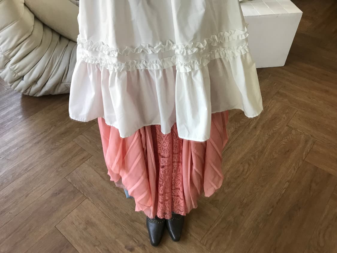 vintage lace skirt 상품이미지4