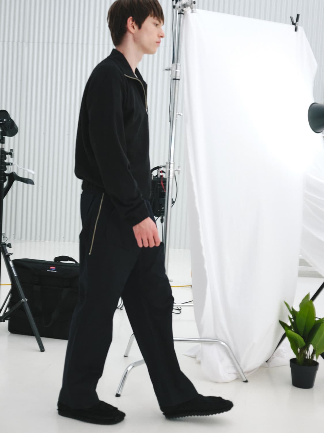 aieul fipp 트라우저 네이비 상품이미지3