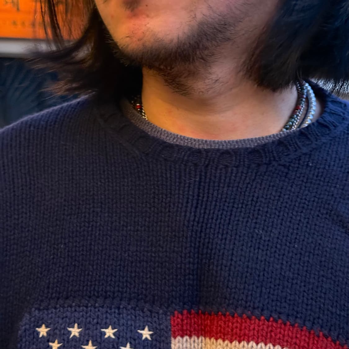 90‘s 폴로 랄프로렌 아이코닉 플래그 스웨터 105 상품이미지10