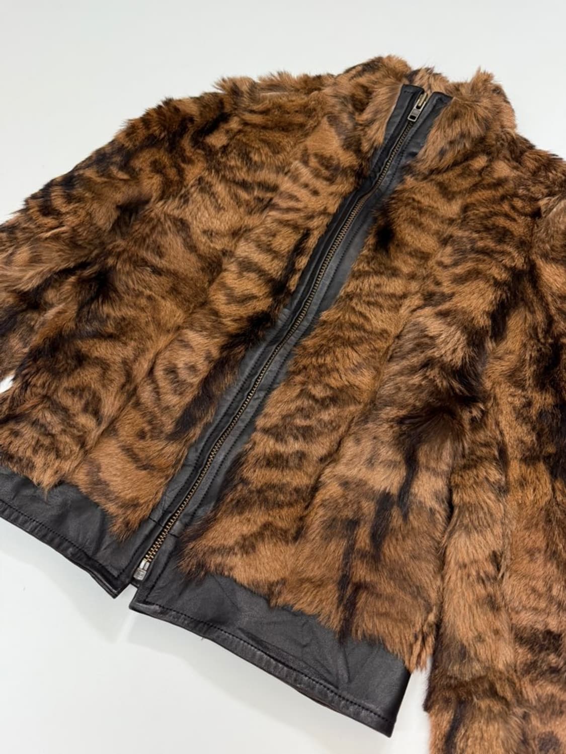 VTG TIGER PATTERN FUR JACKET 상품이미지5