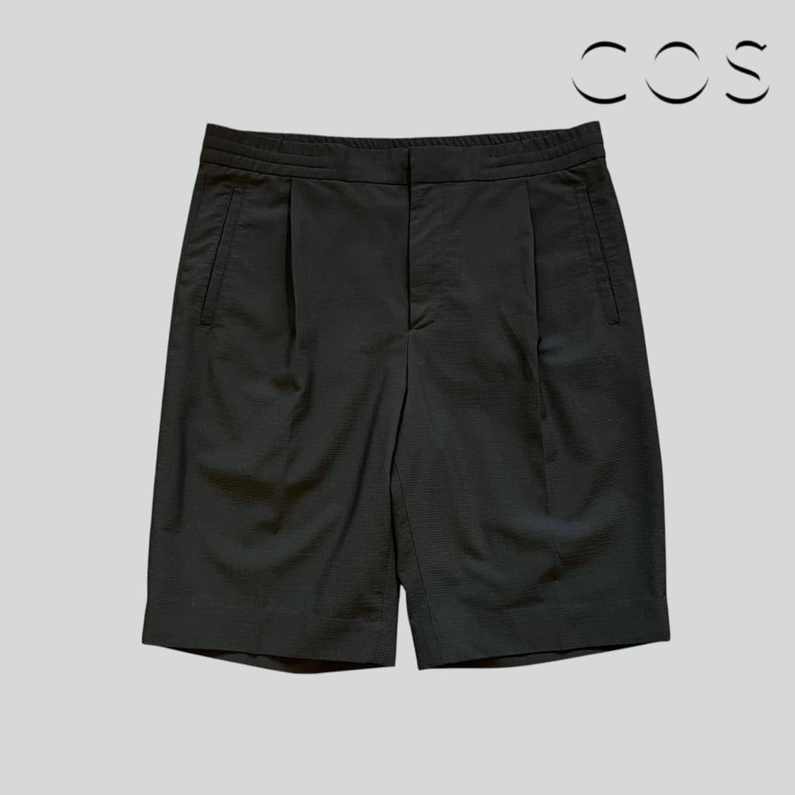[EUR 48]COS 코스 블랙 반바지 상품이미지1