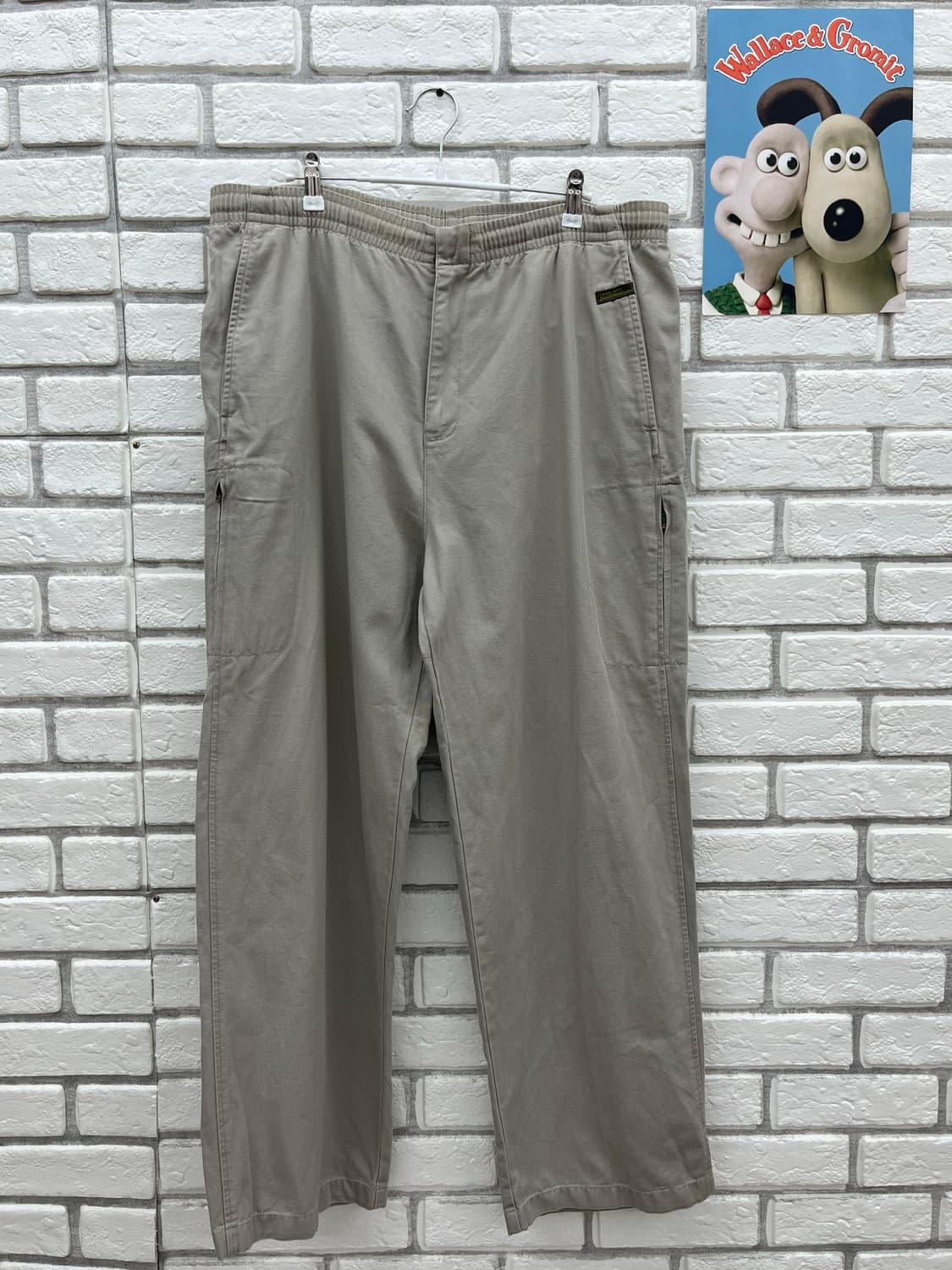 나이키 빈티지 베이지 팬츠-XL 90 상품이미지1