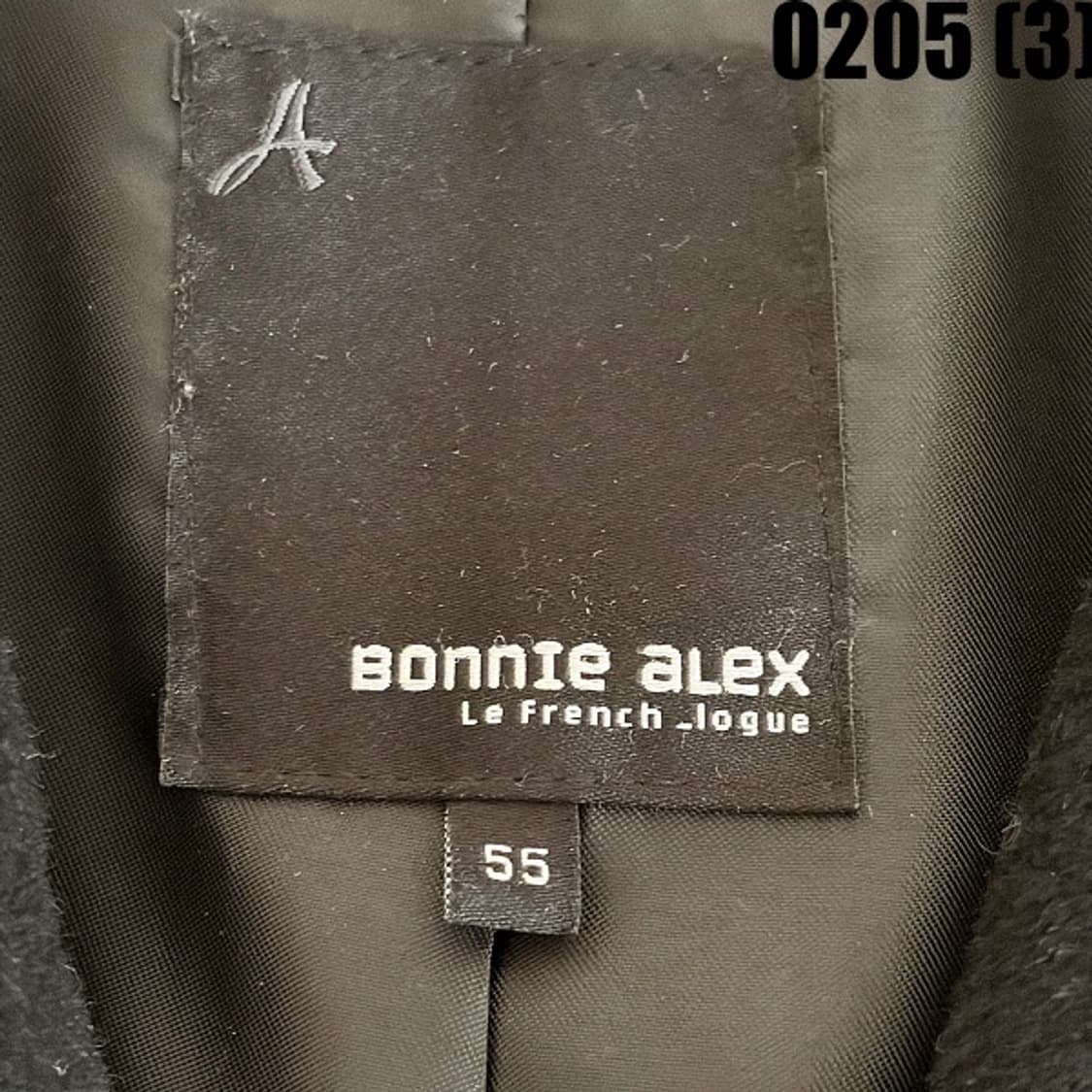 [55] 보니알렉스 더블버튼 체크 패턴 롱 코트 0205(3) 상품이미지3