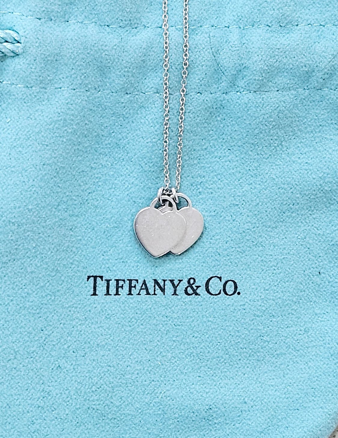 티파니앤코 리턴투 더블하트 미니 실버 목걸이 [정품] 상품이미지2