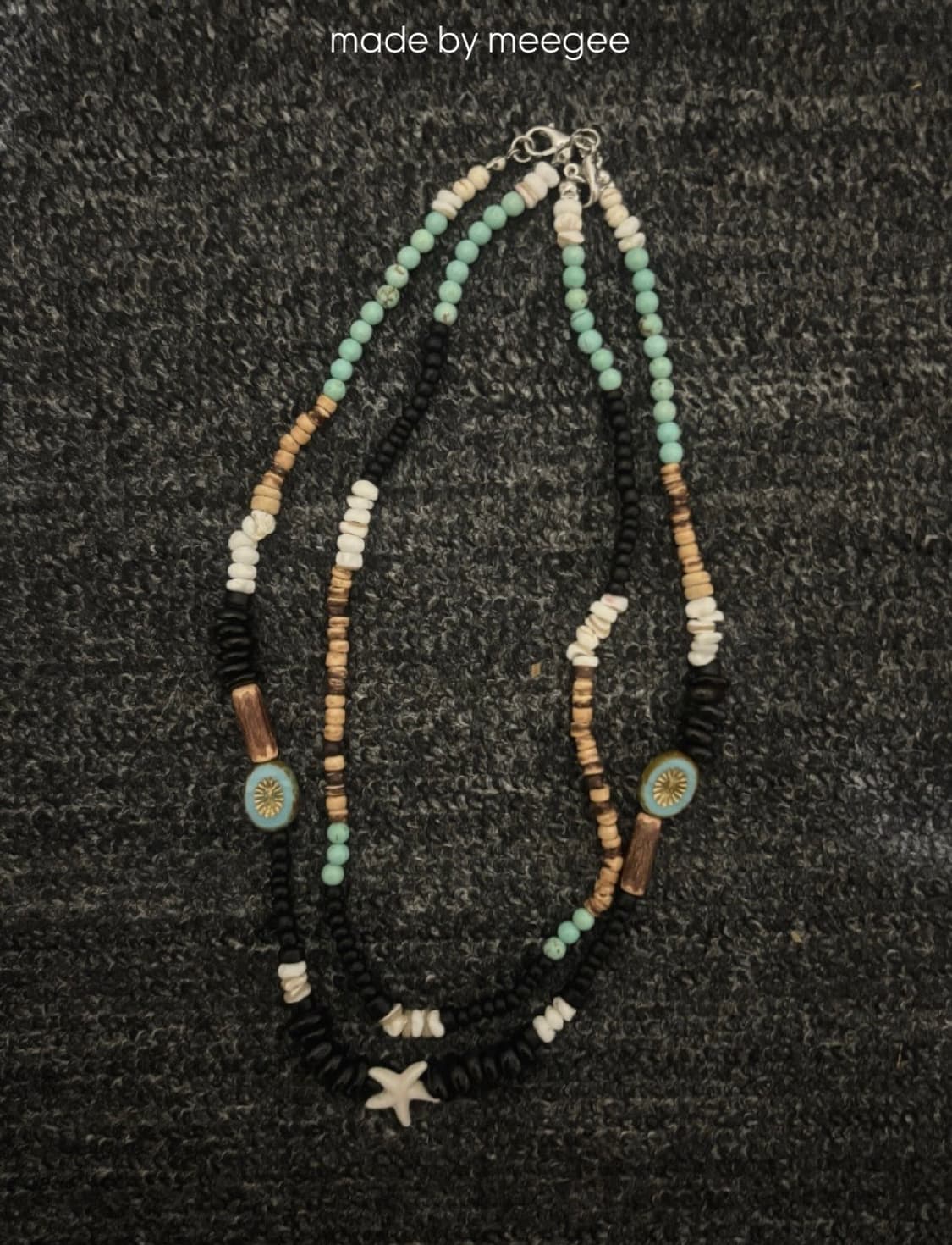  1. Uncharted seas 비즈 목걸이 | 레이어드 목걸이 상품이미지3