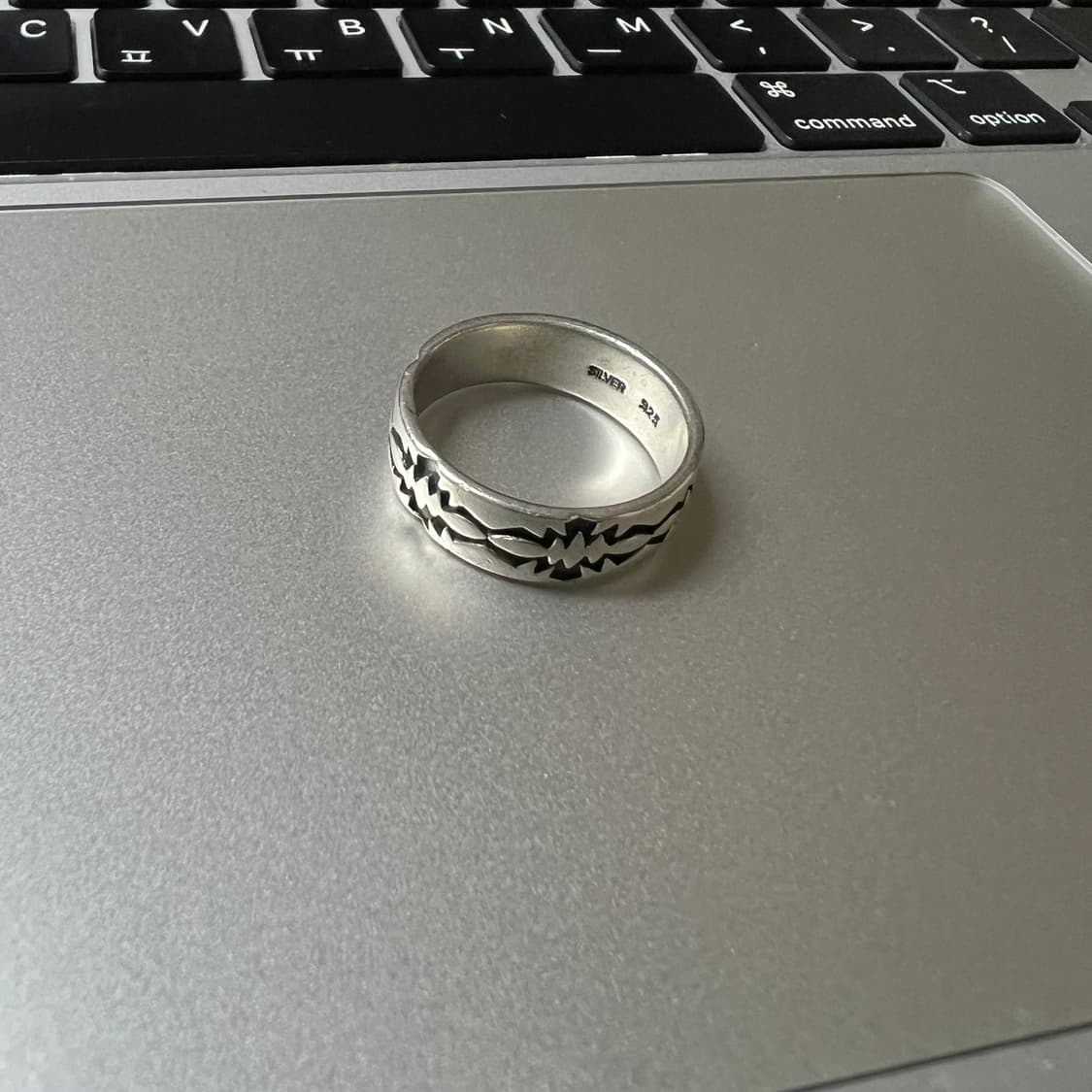 925 silver navajo pattern ring 상품이미지2