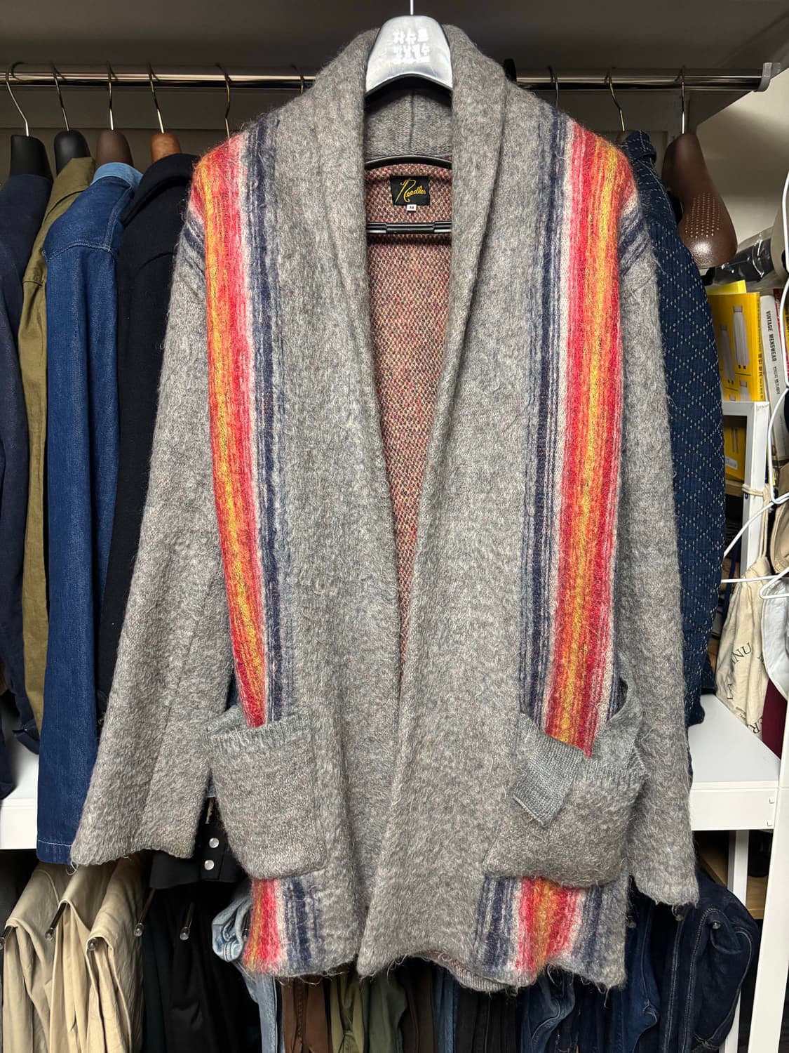 니들스 모헤어 로브코트 상품이미지1