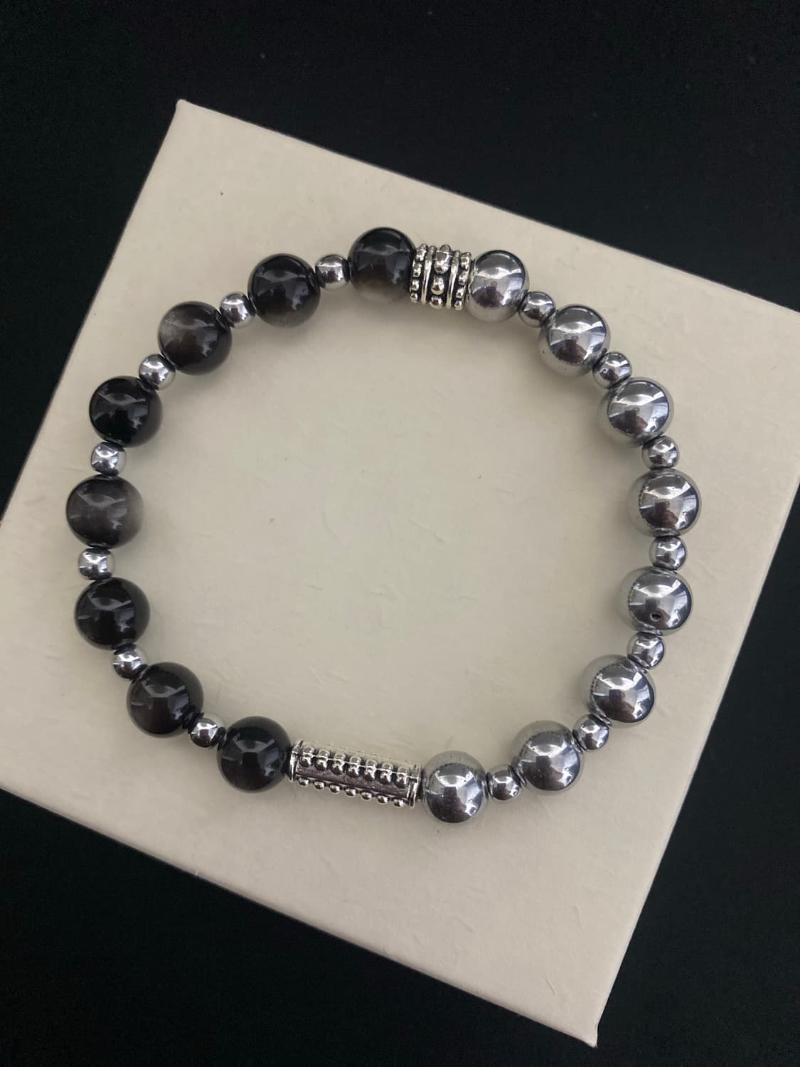실버 옵시디언  팔찌 상품이미지3