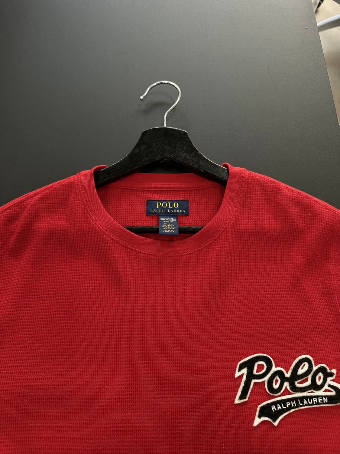 폴로랄프로렌 와플 자수로고 롱슬리브 상품이미지5