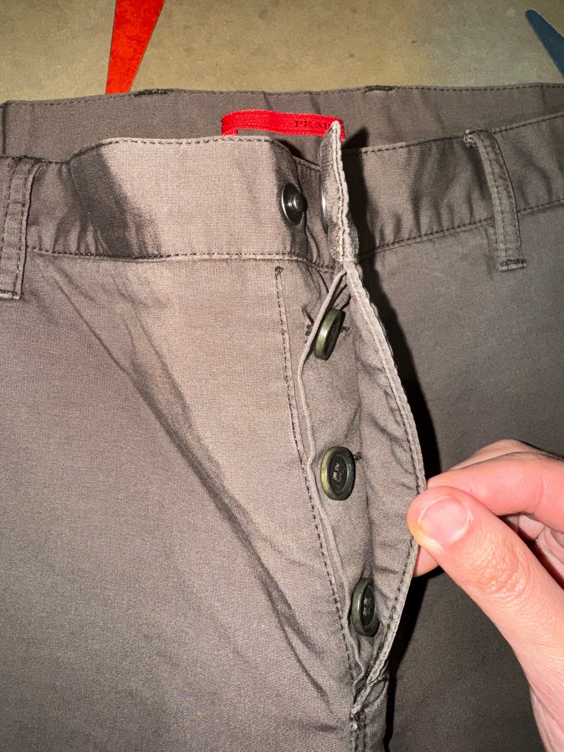 00‘s Prada Faded Cotton Pants 상품이미지6